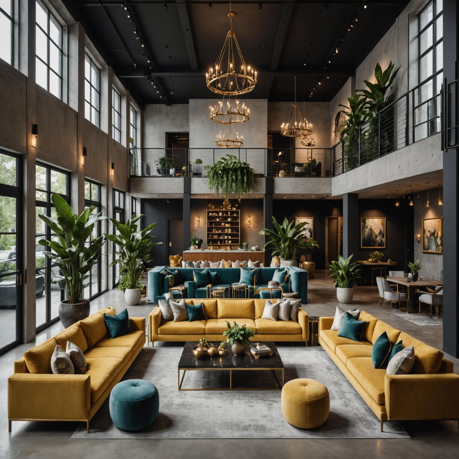 The Movarix showroom floor in Shoreditch